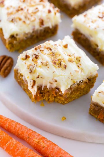 carrot cake blondies