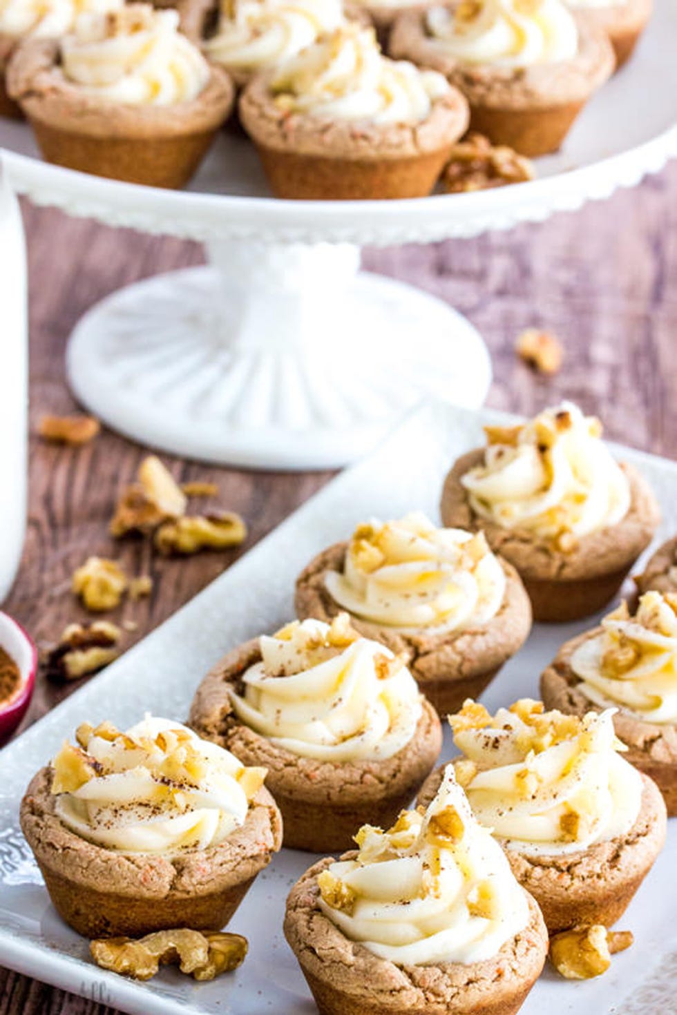 carrot cake cookie cups