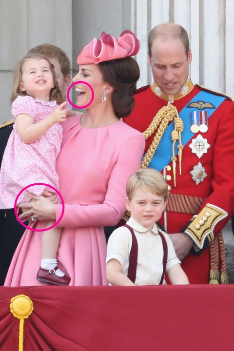 the royal family at trooping the colour in 2017