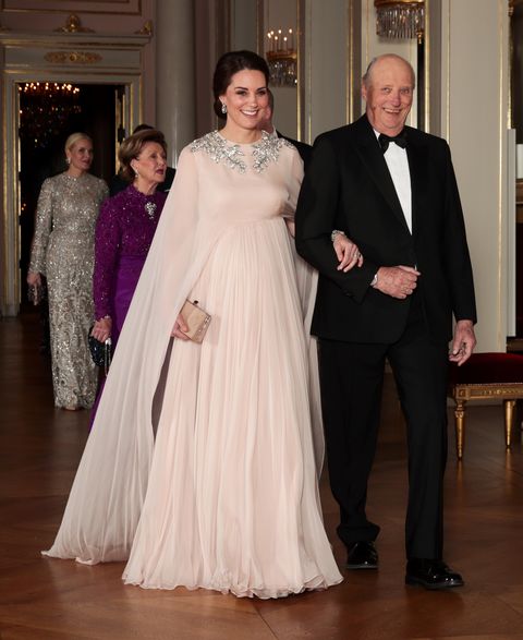 Kate Middleton Pink Alexander McQueen Gown