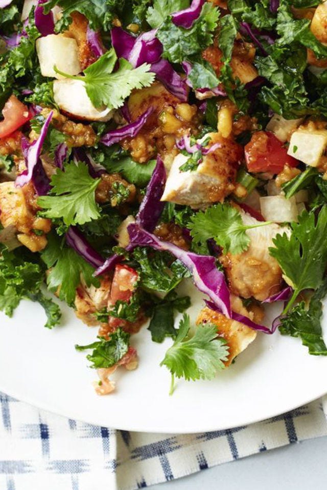 Dish, Food, Salad, Cuisine, Garden salad, Vegetable, Ingredient, Panzanella, Leaf vegetable, Spring greens, 