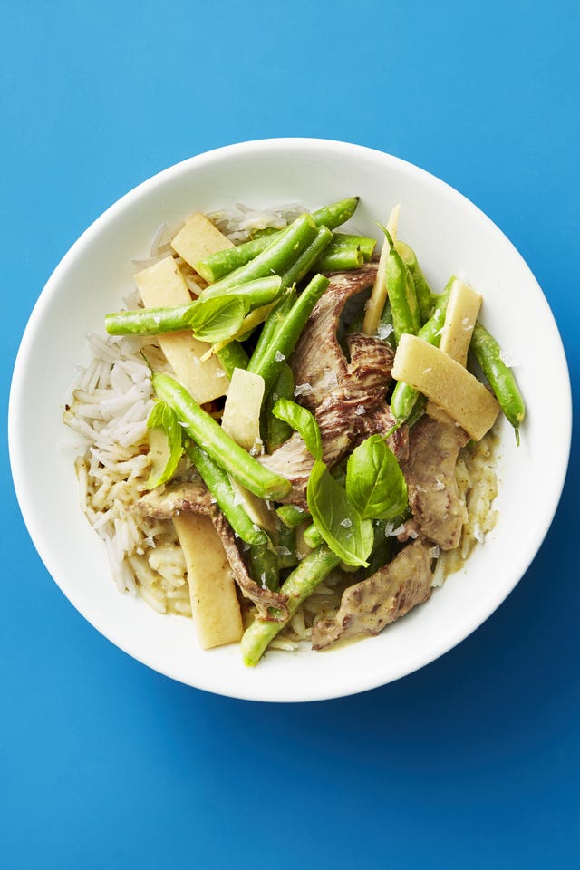 thai beef and veggie stir fry