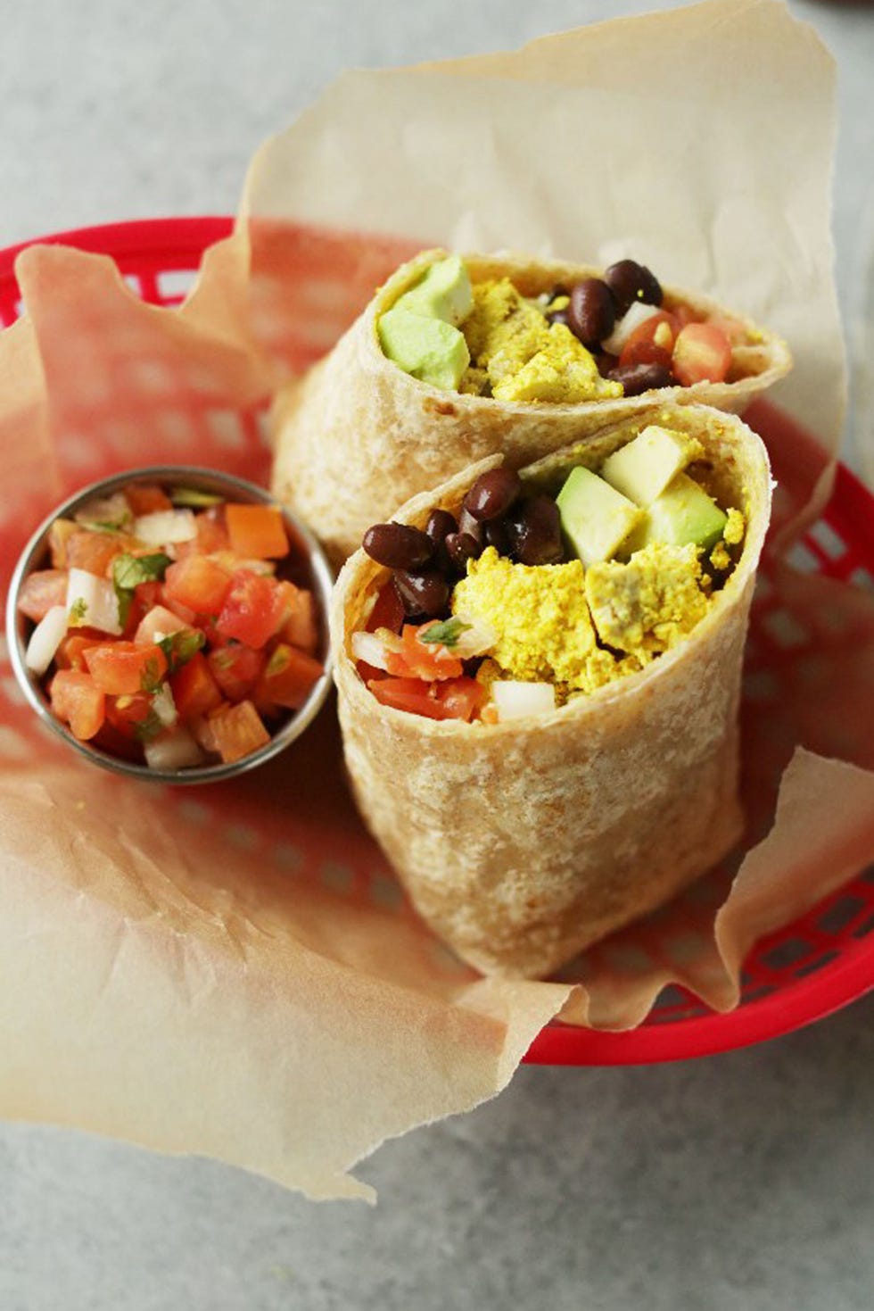 protein packed vegan breakfast burrito