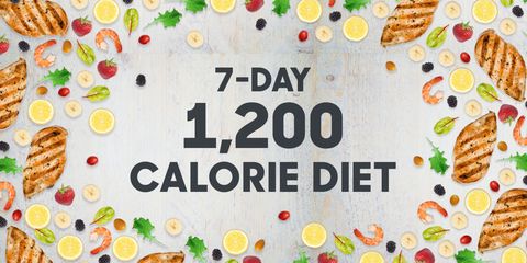 1,200 Calorie Diet Menu - 7 Day Lose 20 Pounds Weight Loss ...