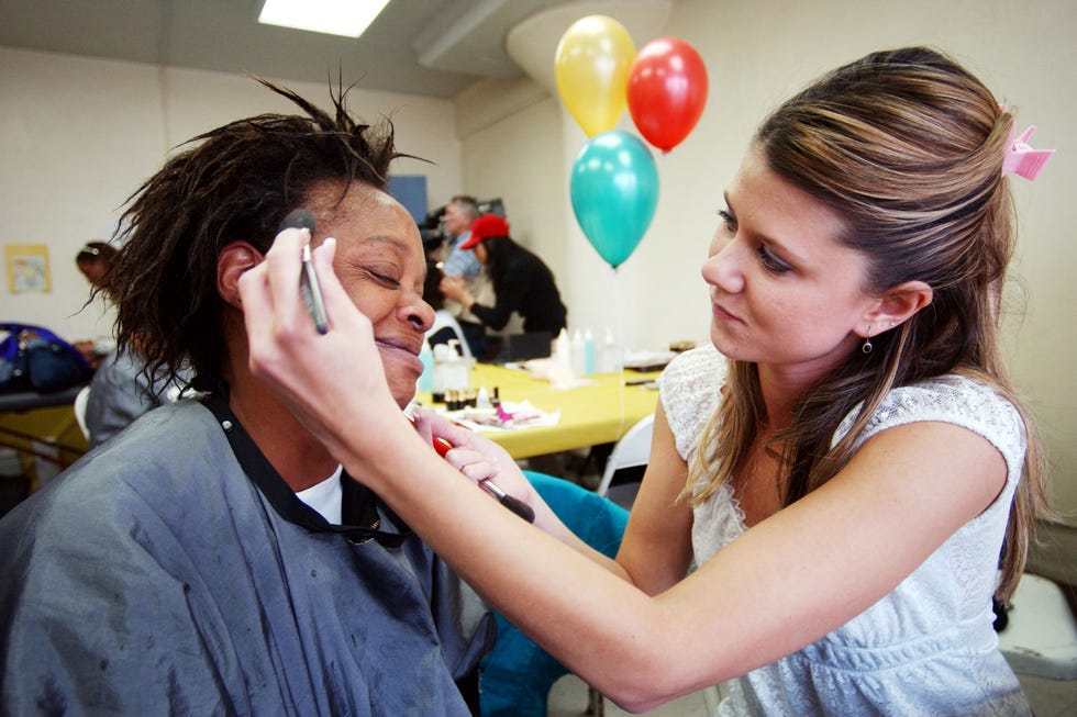 free makeovers for homeless women