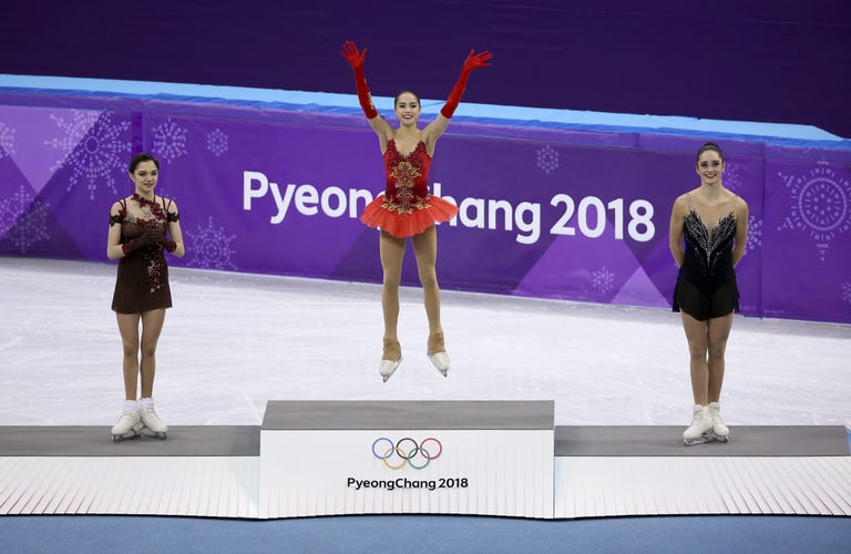 Here's Who Won Gold in Women's Figure Skating Last Night Here's Who Won Gold in Women's Figure Skating Last Night