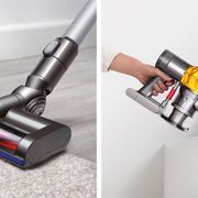 dyson cordless stick vacuum with v6 motor is on sale at Walmart for under $150.