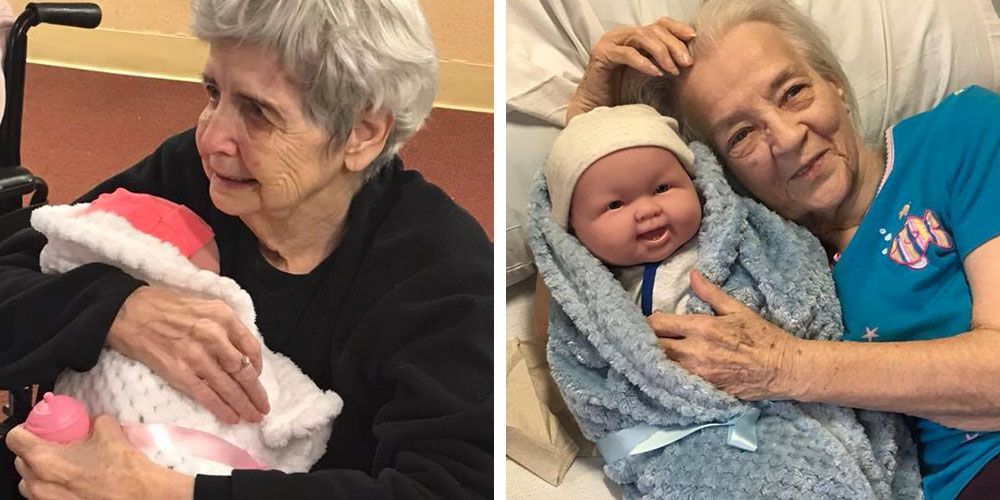 lifelike baby dolls for alzheimer's patients