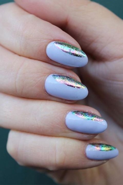 Featured image of post Cute Acrylic Nail Ideas Blue : 6 this terrazzo gel nail pattern.