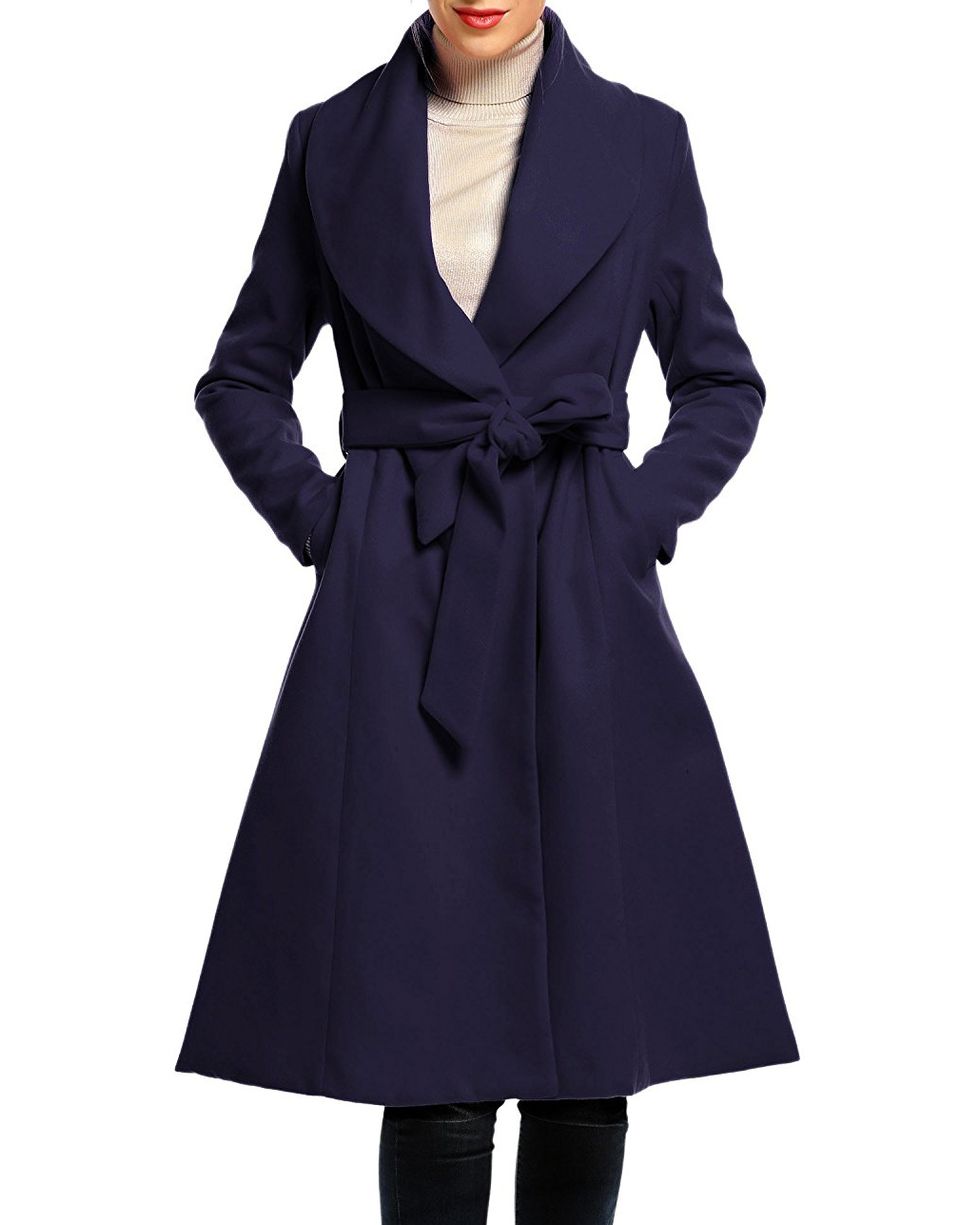 hotouch women's long trench coat