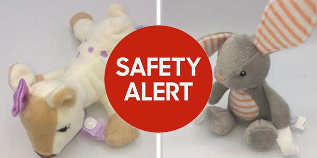 600,000 dr. brown's lovey pacifier and teether holders are being recalled due to choking hazard.