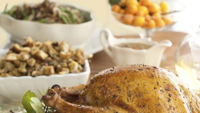 Roasting Frozen Turkey and Giblet Gravy Recipe