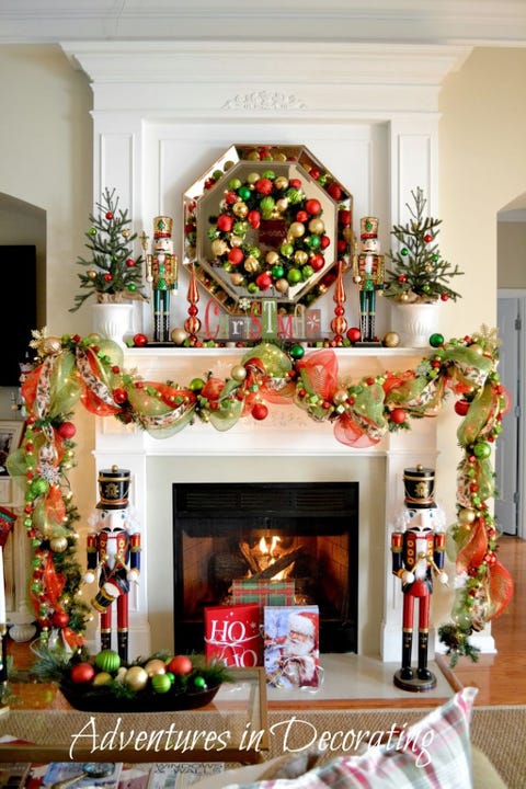 Christmas Mantel Ideas - How To Style A Holiday Mantel Adventures in Decorating - Christmas Mantel Ideas - How To Style A Holiday Mantel