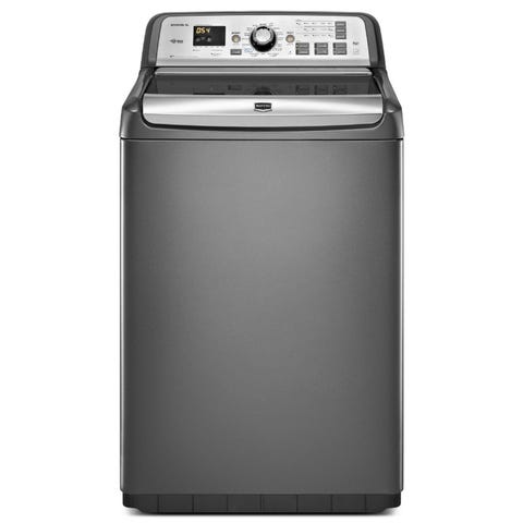maytag 4 8 cu ft bravos xl he top load washer with steam