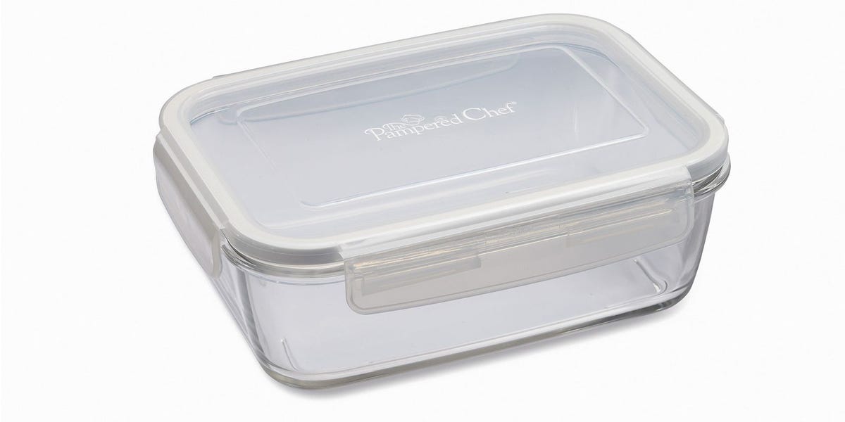 The Pampered Chef Leakproof Gl Container Review Pampered Chef Leakproof Gl Container