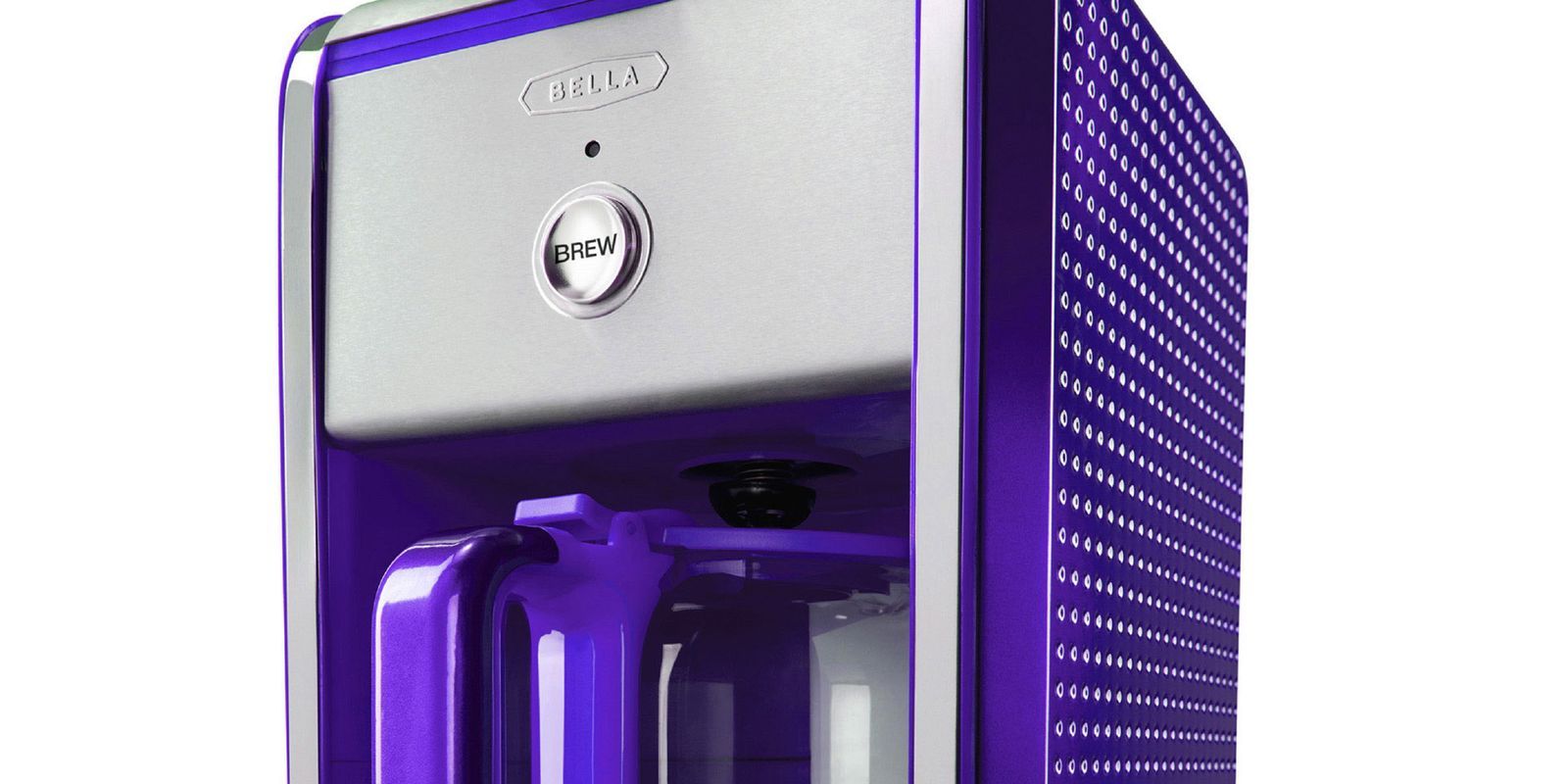bella purple coffee maker