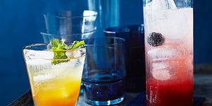 mocktail blackberry spritzer