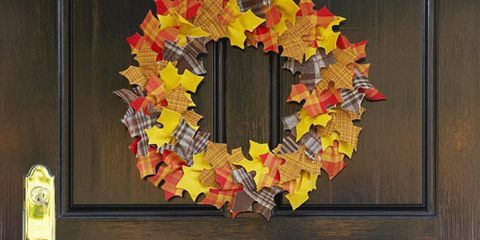 Fall decorating ideas for the home with felt.