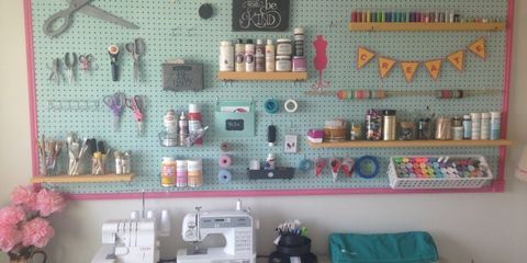 DIY Pegboard Project - How to Organize Craft Supplies