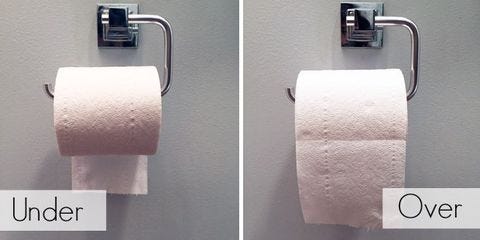 correct way to hang toilet paper how to hang a toilet paper roll