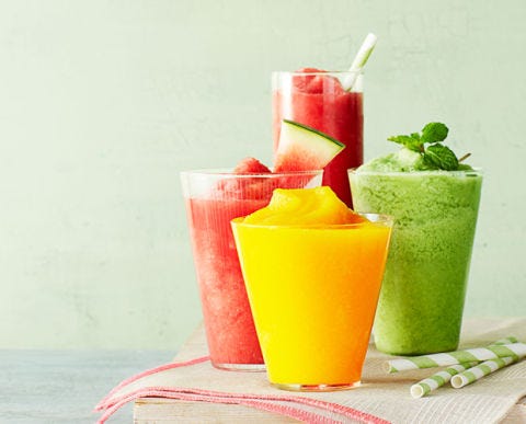 Blended Fruit Drinks - Frozen Fruit Slushies