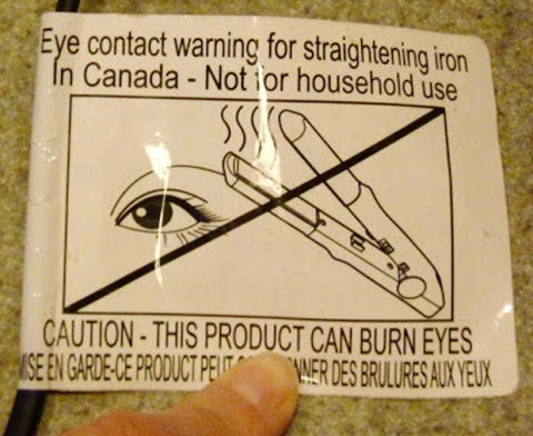 Weird Warning Labels - Funny Product Disclaimers Weird Warning Labels - Funny Product Disclaimers
