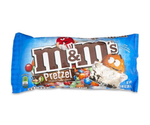 mm pretzel chocolate candies