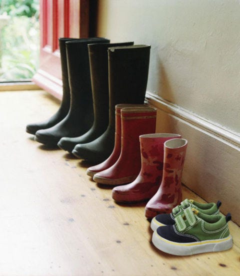 shoes in hallway