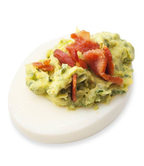 pesto bacon deviled egg