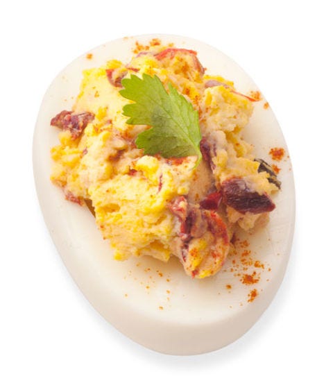 smoky chipotle deviled egg