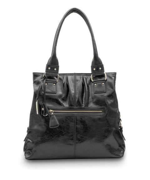 black shiny satchel from marshalls