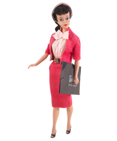 1960 fashion designer barbie