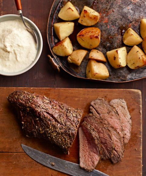 Roast Beef with Horseradish Cream