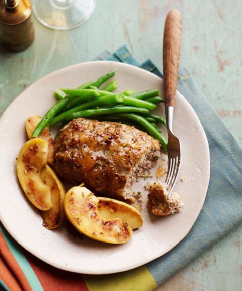 chicken and apple meatloaves