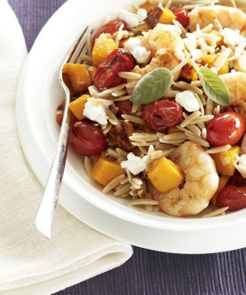Gambero e zucca Orzo gamberi e zucca orzo