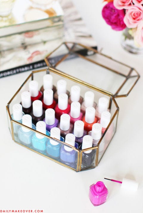 Nail Polish Storage Solutions Ways To Organize Bottles Image