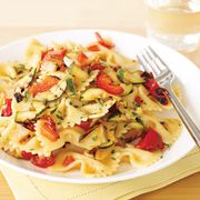 farfalle with grilled fall veggies