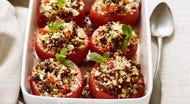 stuffed tomatoes with lean ground beef