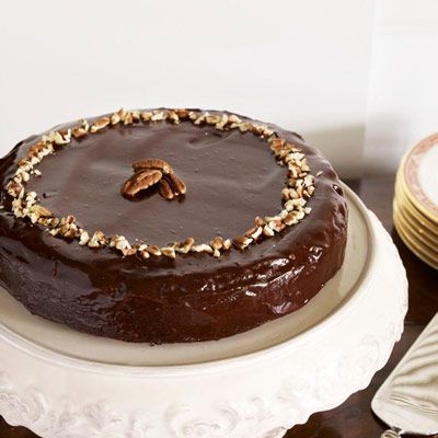 Chocolate Fudge and Nut Cake - My Food and Family