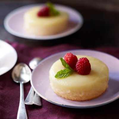 Meyer Lemon Pudding Cakes Recipe