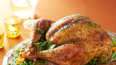 Beer and Rosemary Roasted Turkey Recipe 