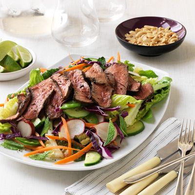 asian grilled beef salad