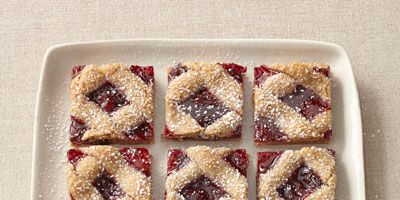 Cherry Linzer Bars Recipe