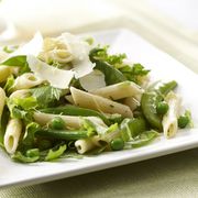 lemony spring peas and pasta salad