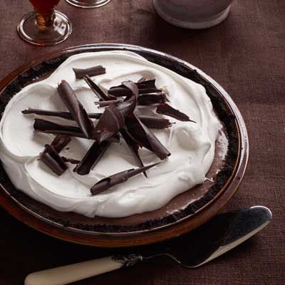 black bottom chocolate cream pie