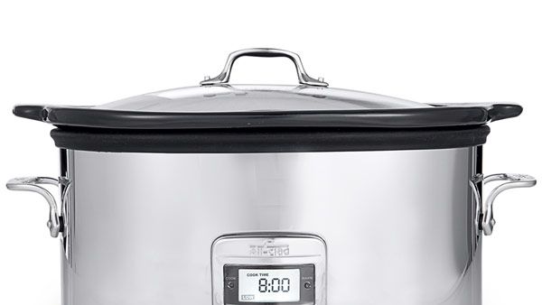  All-Clad Gourmet Slow Cooker, 5 quarts, Silver,SD492D50: Home &  Kitchen