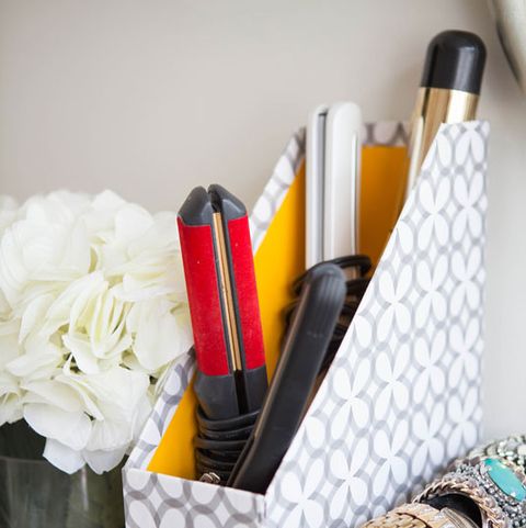 organizing tips   magazine holder