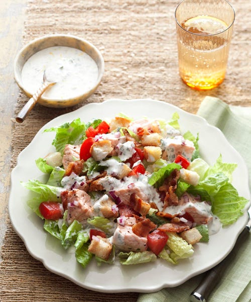 salmon blt salad