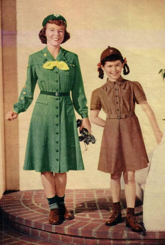 vintage girl scout dress