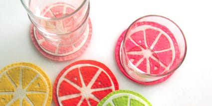citrus inspired crafts summer